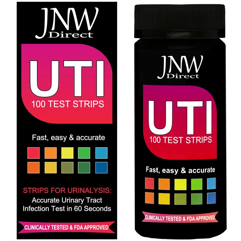 JNW Direct Urine Test Strips Ketone, pH & Urinary Tract Infection Kits
